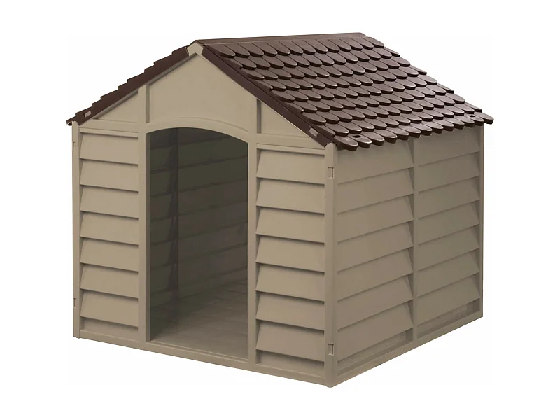 MilaniHome.it - Cuccia Per Cani Di Taglia Medio Piccola Pluto Bianca E Verde Cm 72x71,5x68 Hdi coloreBianco