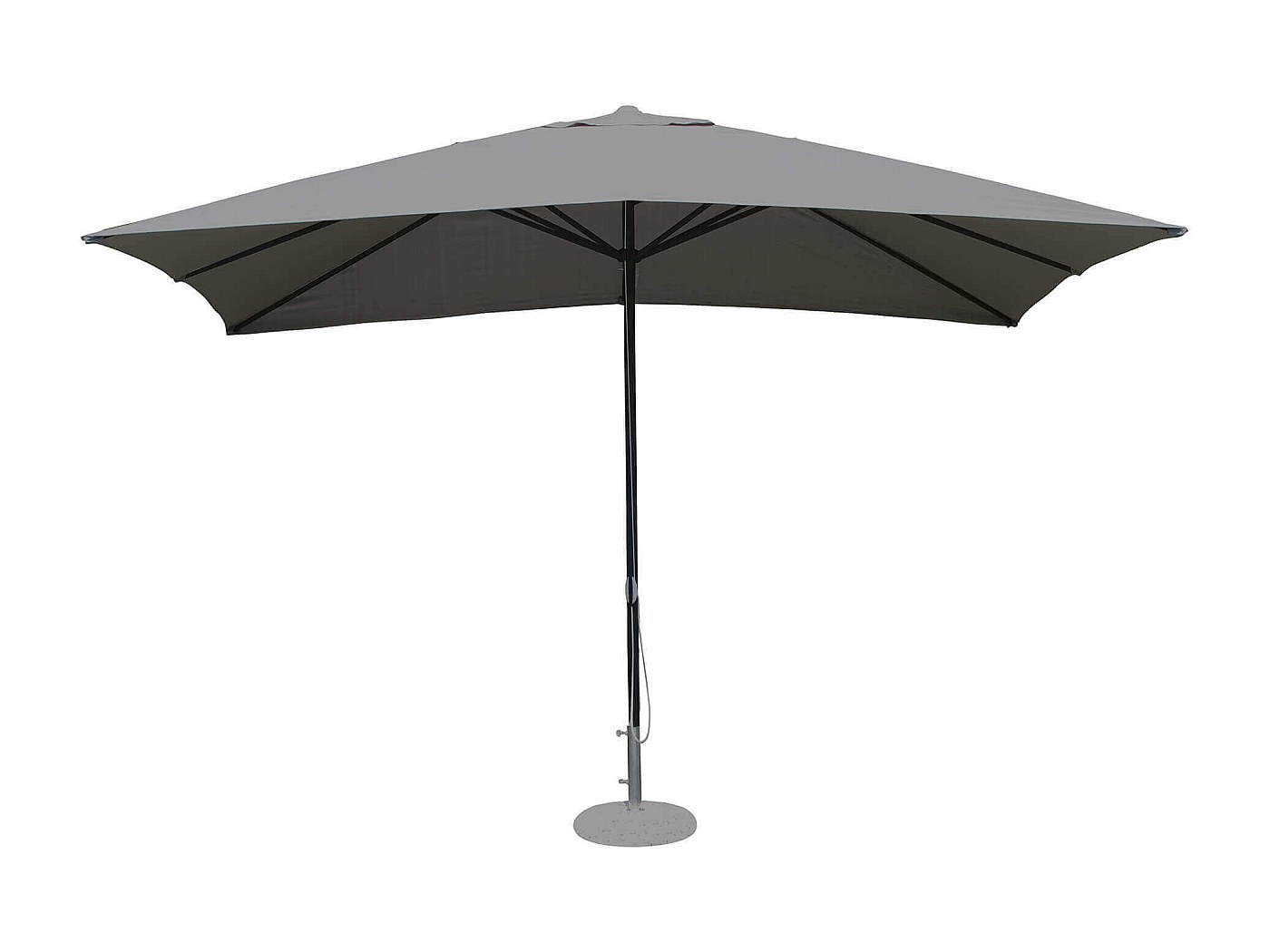 Milani Home - Ombrellone Da Giardino 3x3 Palo Laterale Nero Per Esterno Ristorante Gelateria Bar Hotel Albergo - Antracite | Leroy Merlin