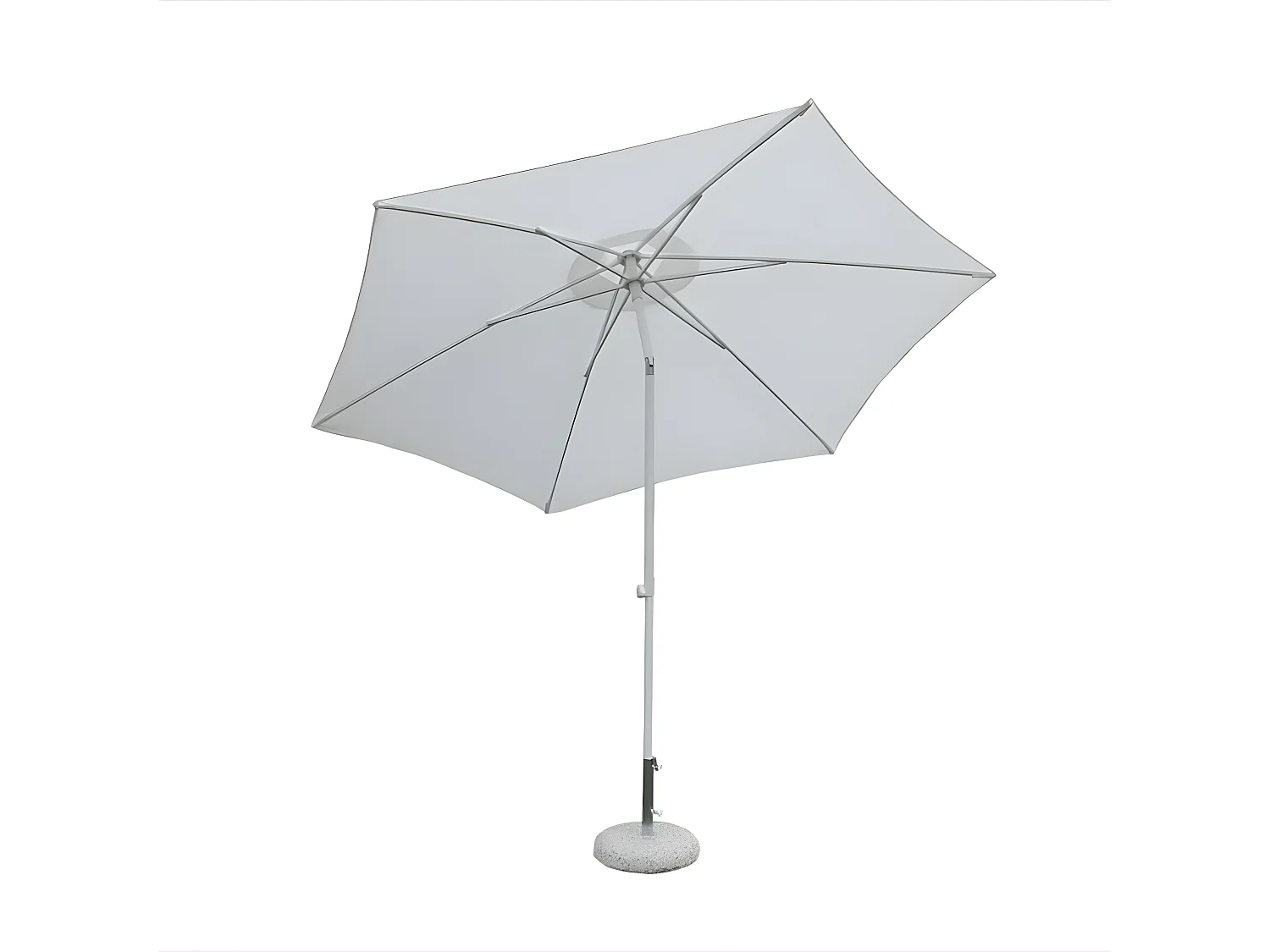 MilaniHome.it - Ombrellone Da Giardino Diametro 3 Palo Centrale Bianco Per Esterno Ristorante Gelateria Bar Hotel Albergodi coloreBianco