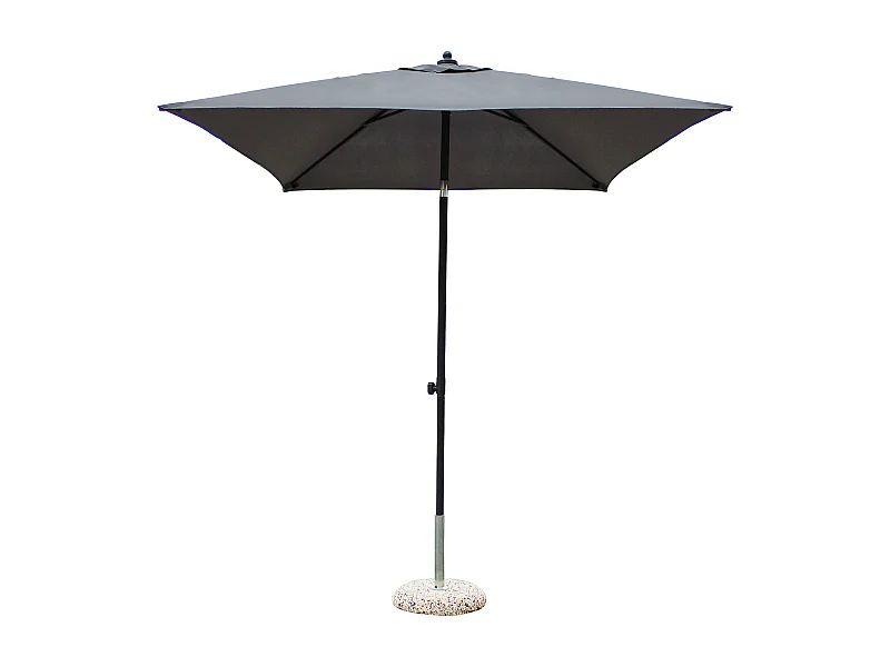 MilaniHome.it - Ombrellone Da Giardino 2x2 Palo Centrale Tortora Per Esterno Ristorante Gelateria Bar Hotel Albergodi coloreNero