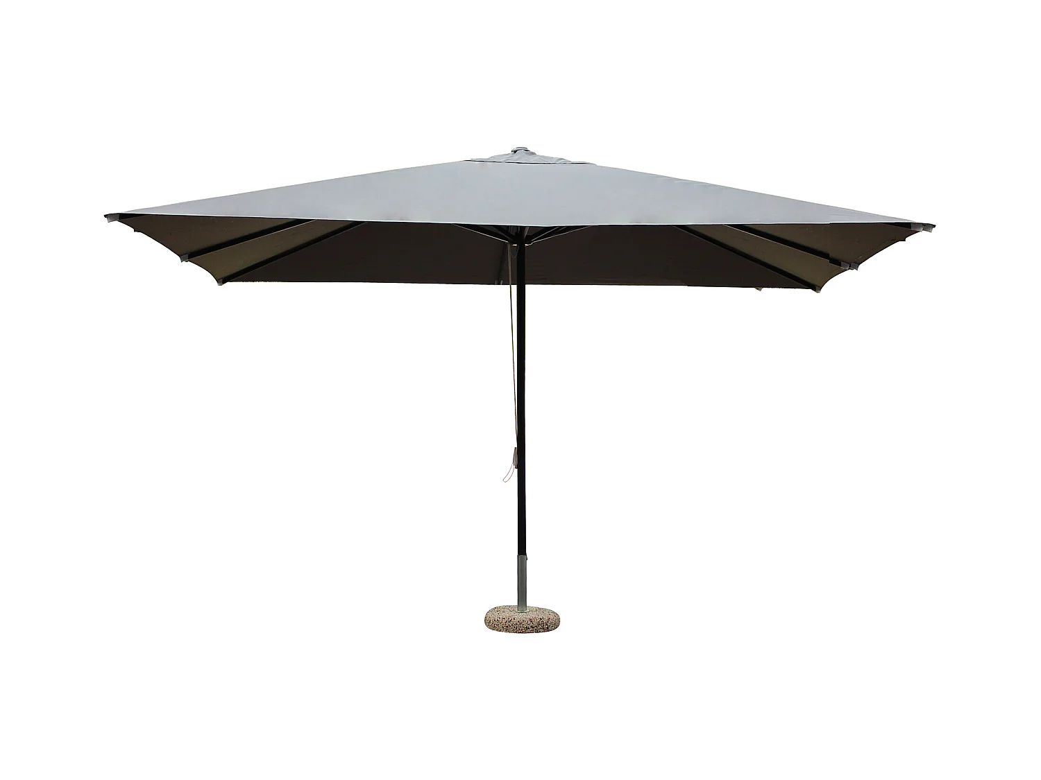 MilaniHome.it - ombrellone in alluminio 3 x 4 m di design per esterno giardino cm 400 l x 300 pdi coloreGrigio