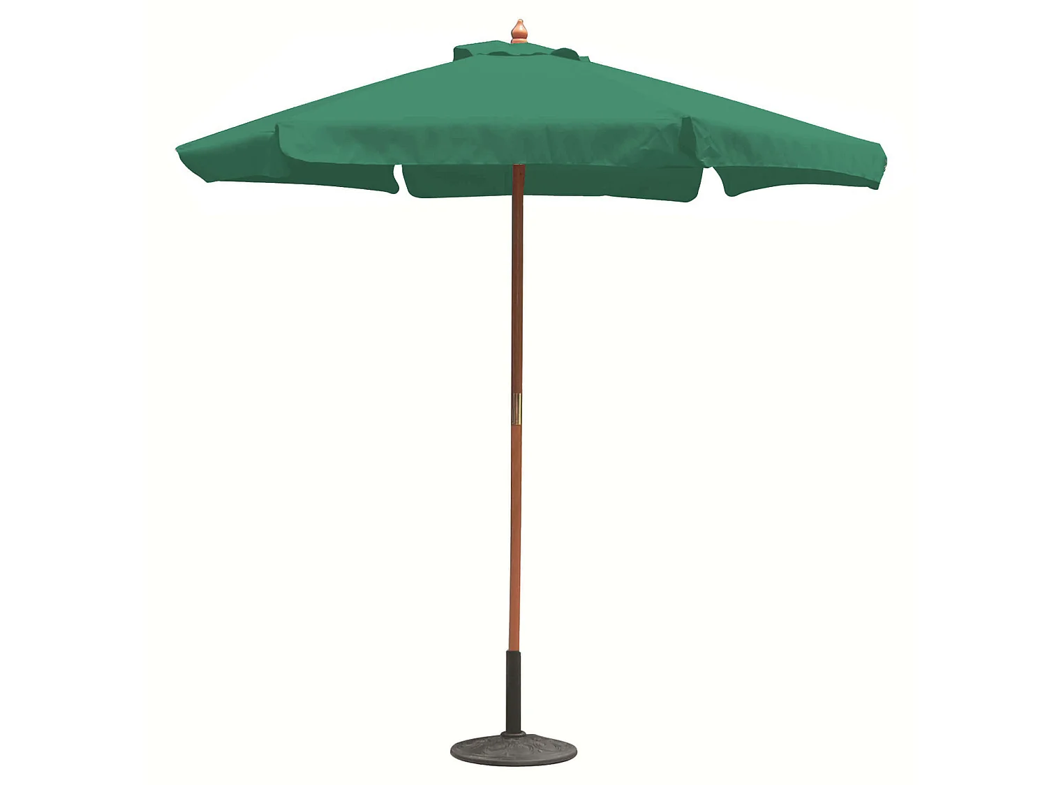 MilaniHome.it - Ombrellone Da Giardino ¸ 3 Palo Centrale In Legnodi coloreVerde