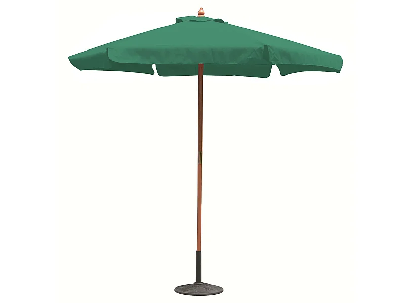 MilaniHome.it - Ombrellone Da Giardino ¸ 3 Palo Centrale In Legnodi coloreVerde