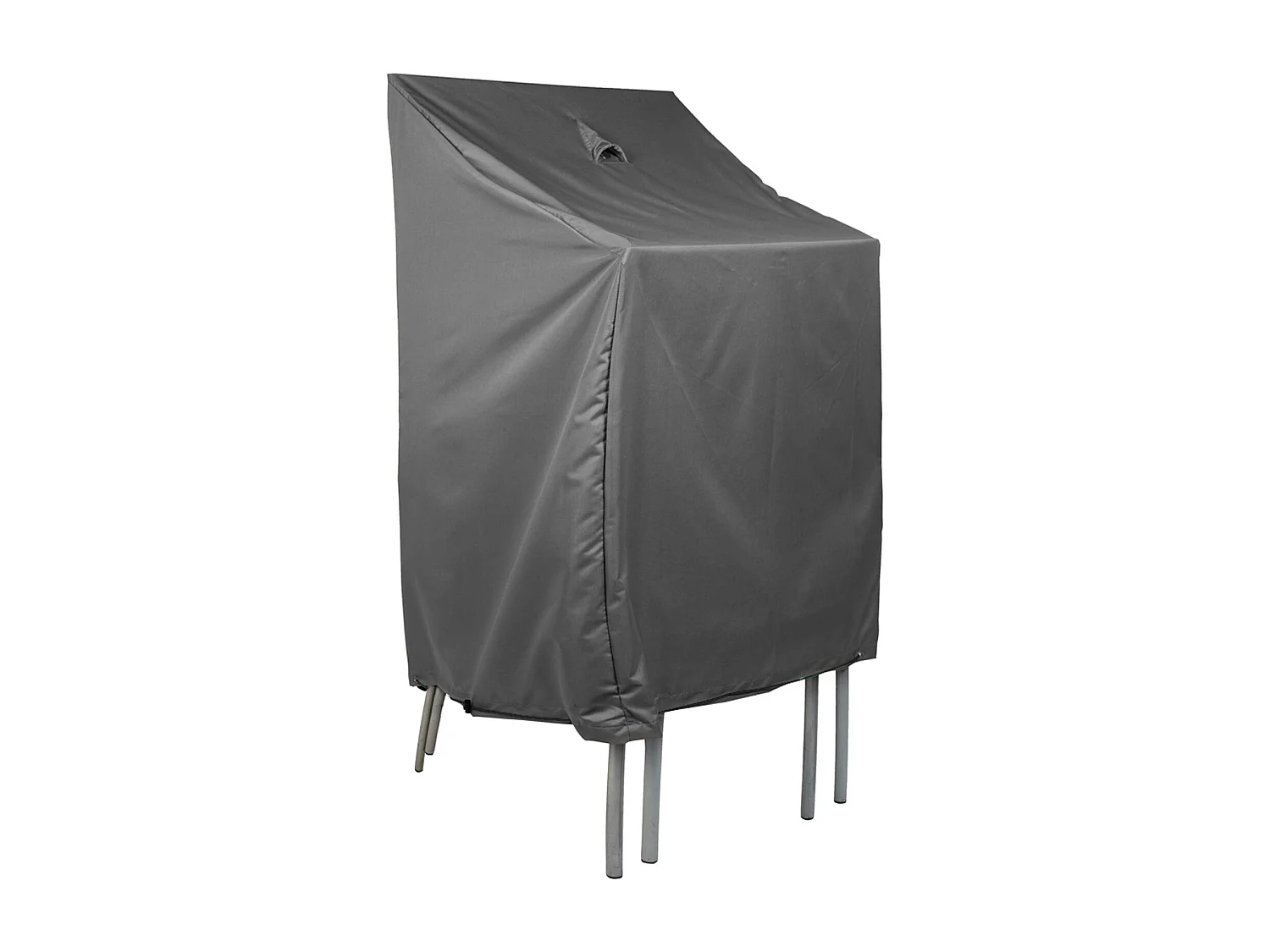 MilaniHome.it - telo di copertura pila di sedie da giardino per esterno giardino cm 66x66x80/120 hdi coloreAntracite