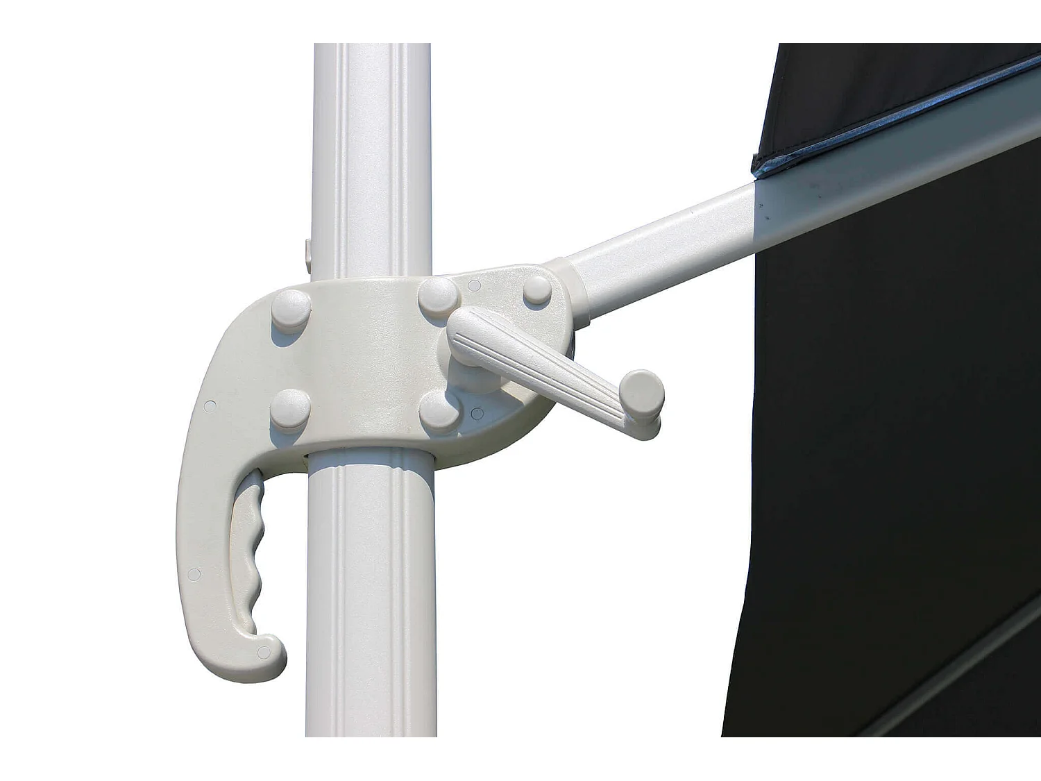 MilaniHome.it - Ombrellone Da Giardino 3x4 Palo Laterale Tortora Telo Grigio Per Esterno Ristorante Gelateria Bar Hotel Albergodi coloreGrigio