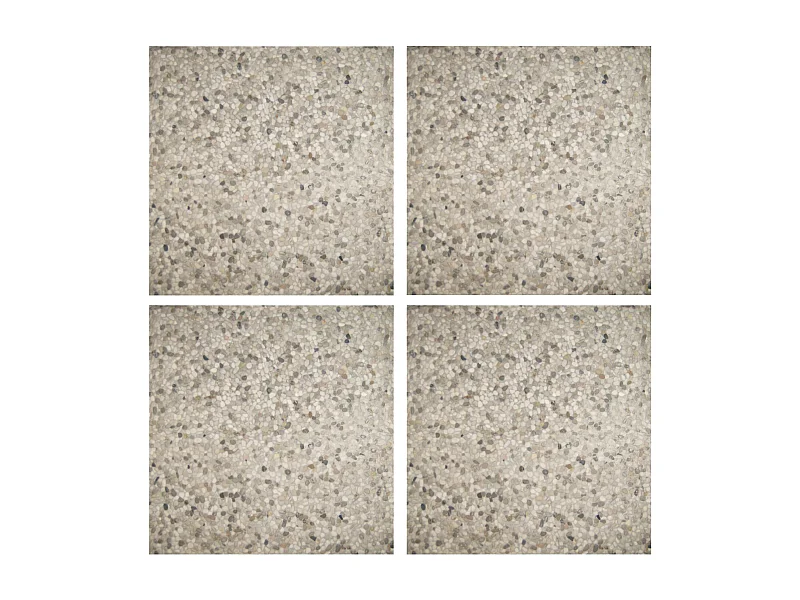 MilaniHome.it - Set 4 Pezzi Base Quadra 50x50 Cm Per Esterno Giardino, Portico, Ristorante, Gelateria Bar Hotel Albergo Piscinadi coloreGrigio