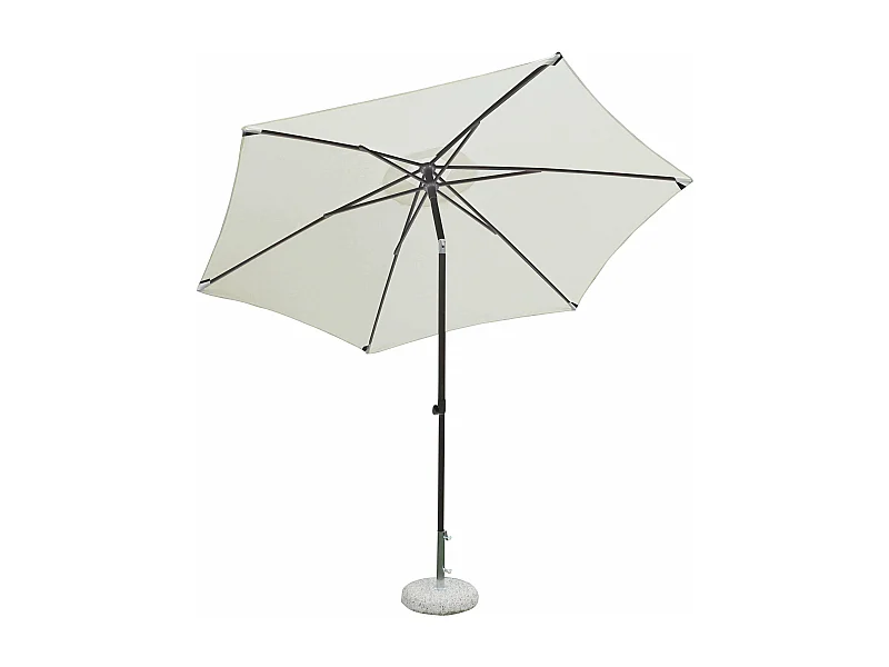 MilaniHome.it - Ombrellone Da Giardino Diametro 3 Palo Centrale Nero Per Esterno Ristorante Gelateria Bar Hotel Albergodi coloreAntracite