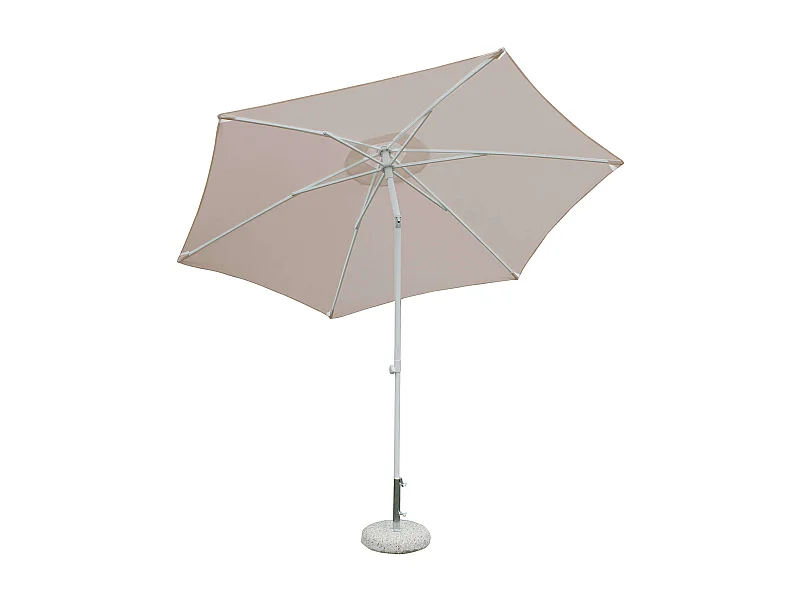 MilaniHome.it - Ombrellone Da Giardino Diametro 3 Palo Centrale Tortora Per Esterno Ristorante Gelateria Bar Hotel Albergodi coloreTortora