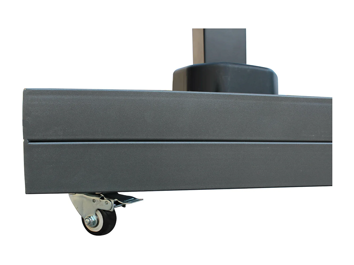 MilaniHome.it - Ombrellone Da Giardino 4x4 Palo Laterale In Alluminio Per Esterno Ristorante Gelateria Bar Hotel Albergodi coloreAntracite