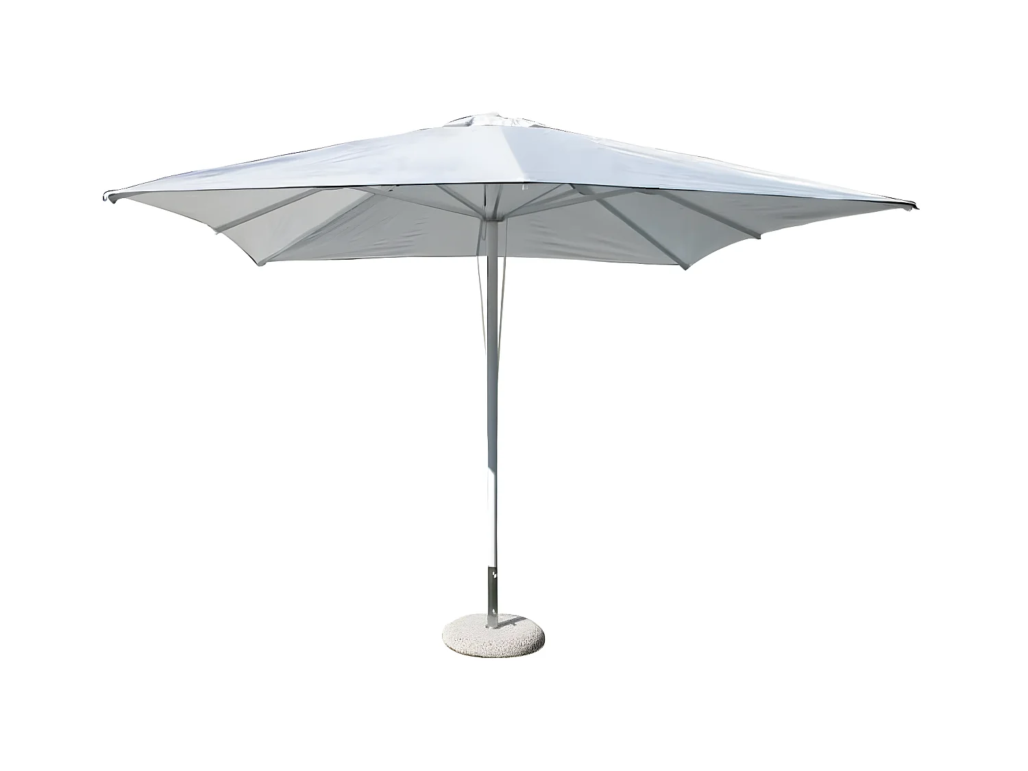 MilaniHome.it - ombrellone in alluminio 3 x 4 m di design per esterno giardino cm 400 l x 300 pdi coloreBianco
