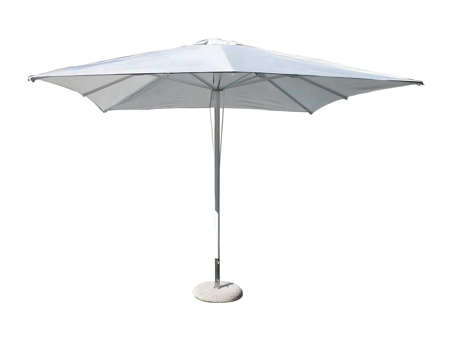 MilaniHome.it - ombrellone in alluminio 3 x 4 m di design per esterno giardino cm 400 l x 300 pdi coloreBianco