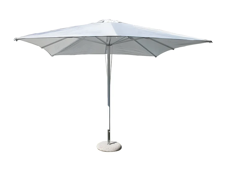 MilaniHome.it - ombrellone in alluminio 3 x 4 m di design per esterno giardino cm 400 l x 300 pdi coloreBianco