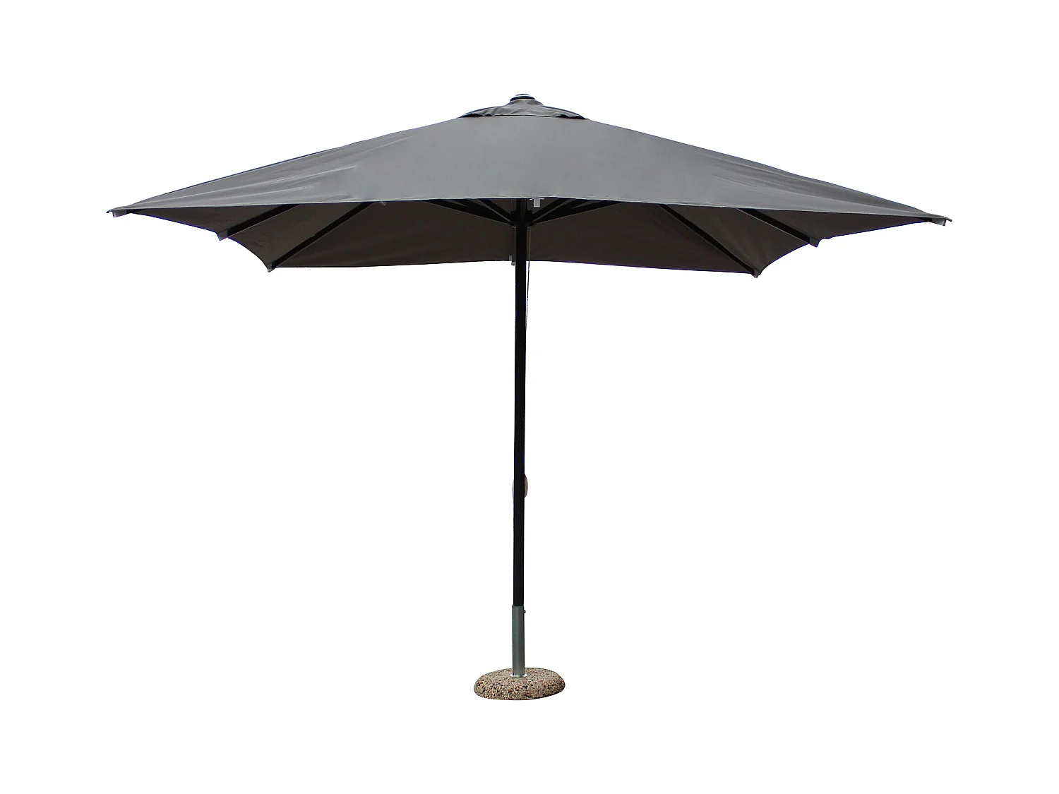 MilaniHome.it - ombrellone in alluminio 3 x 3 di design per esterno giardino cm 300 l x 300 pdi coloreGrigio