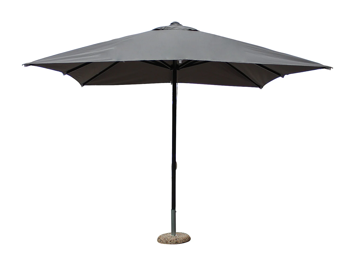 MilaniHome.it - ombrellone in alluminio 3 x 3 di design per esterno giardino cm 300 l x 300 pdi coloreGrigio