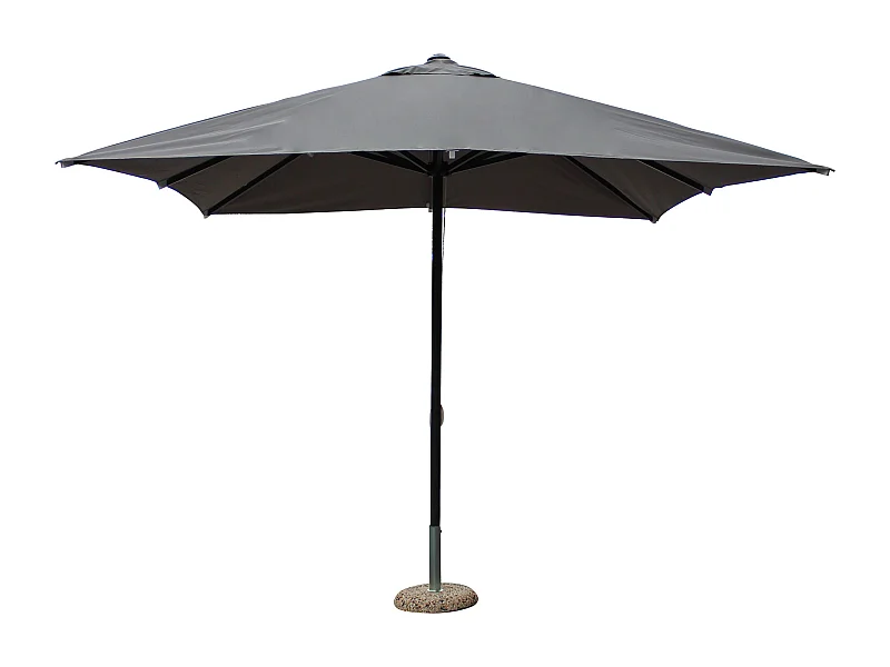 MilaniHome.it - ombrellone in alluminio 3 x 3 di design per esterno giardino cm 300 l x 300 pdi coloreGrigio