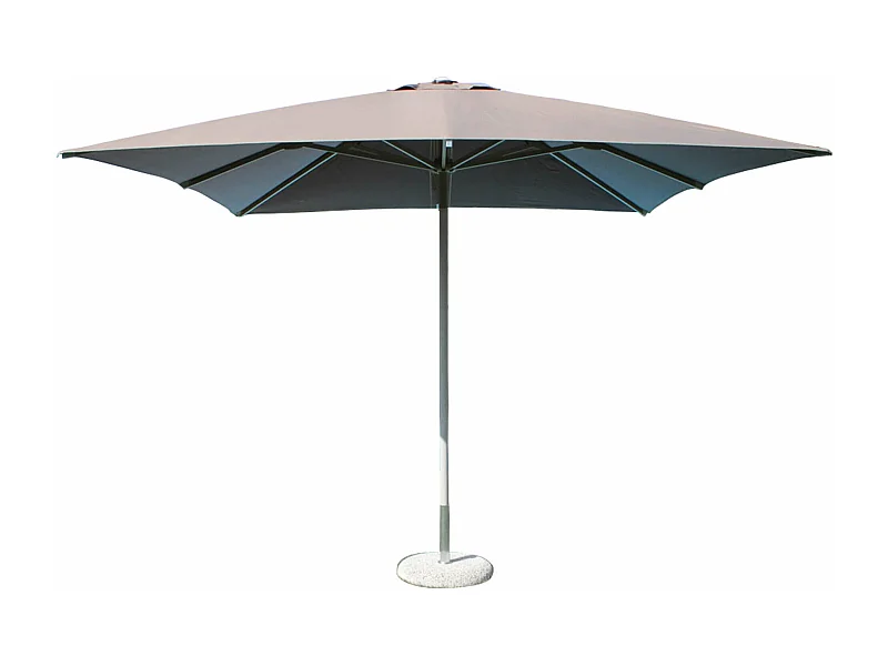 MilaniHome.it - ombrellone in alluminio 3 x 4 m di design per esterno giardino cm 400 l x 300 pdi coloreTaupe