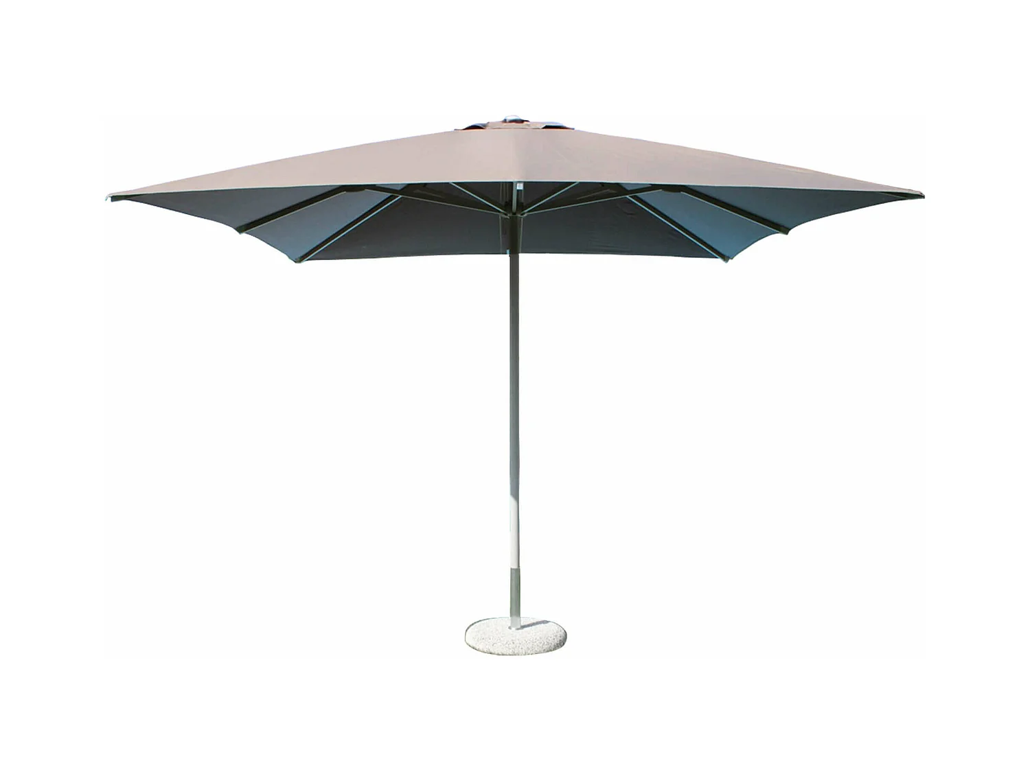 MilaniHome.it - ombrellone in alluminio 3 x 4 m di design per esterno giardino cm 400 l x 300 pdi coloreTaupe