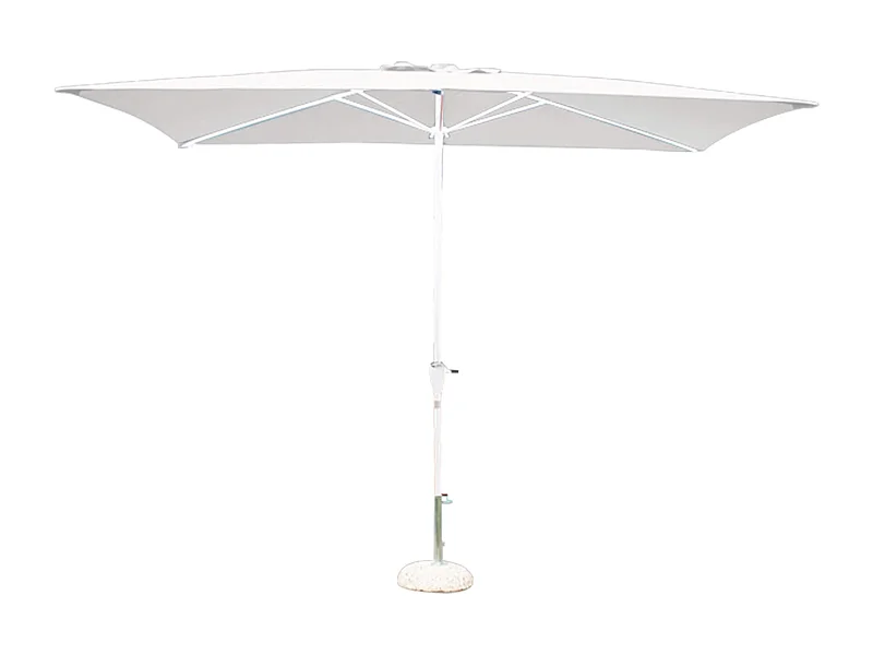 MilaniHome.it - Ombrellone Da Giardino 2x3 Palo Centrale Bianco Per Esterno Ristorante Gelateria Bar Hotel Albergodi coloreBianco