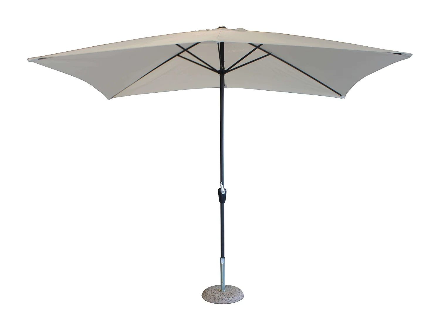 MilaniHome.it - Ombrellone Da Giardino 2x3 Palo Centraledi coloreAntracite