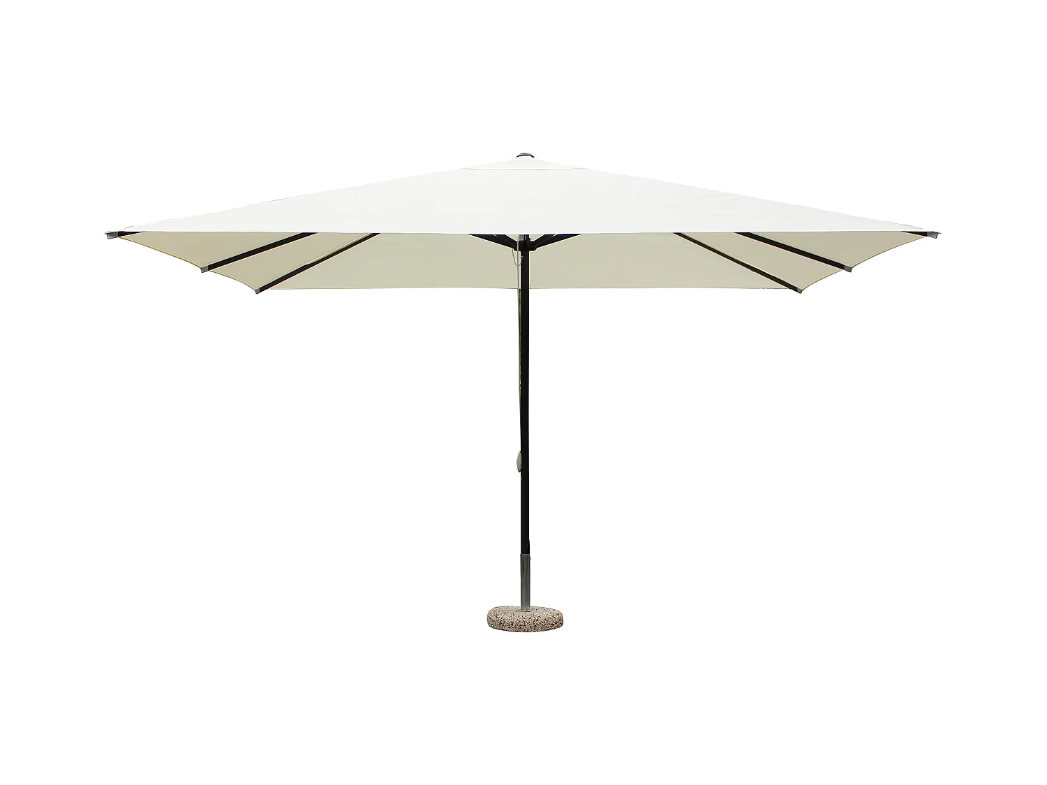 MilaniHome.it - ombrellone in alluminio 3 x 4 m di design per esterno giardino cm 400 l x 300 pdi coloreBeige