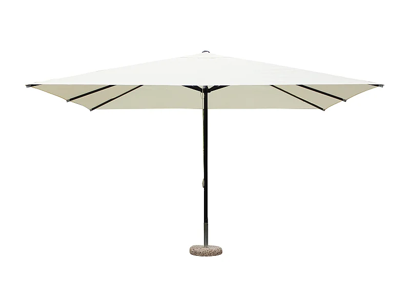 MilaniHome.it - ombrellone in alluminio 3 x 4 m di design per esterno giardino cm 400 l x 300 pdi coloreBeige