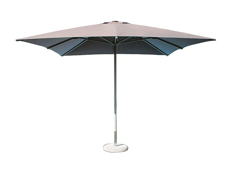 MilaniHome.it - ombrellone in alluminio 3 x 3 di design per esterno giardino cm 300 l x 300 pdi coloreTaupe