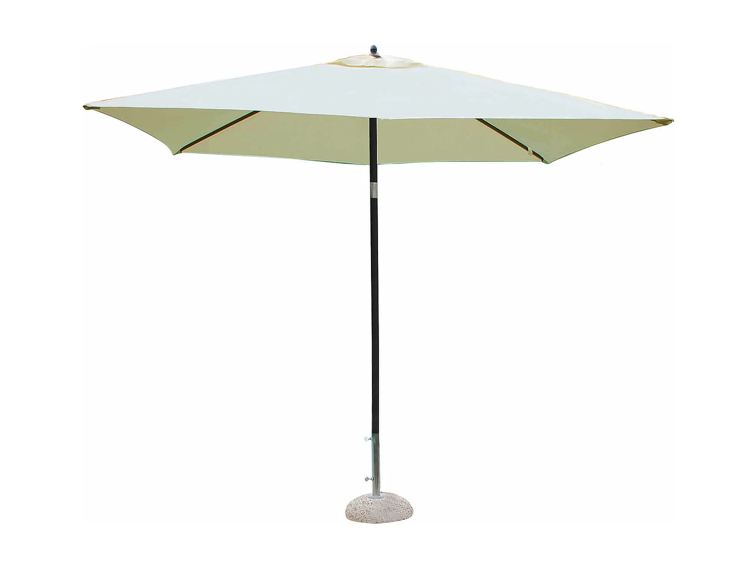 MilaniHome.it - Ombrellone Da Giardino 2x2 Palo Centrale Nero Per Esterno Ristorante Gelateria Bar Hotel Albergodi coloreAntracite