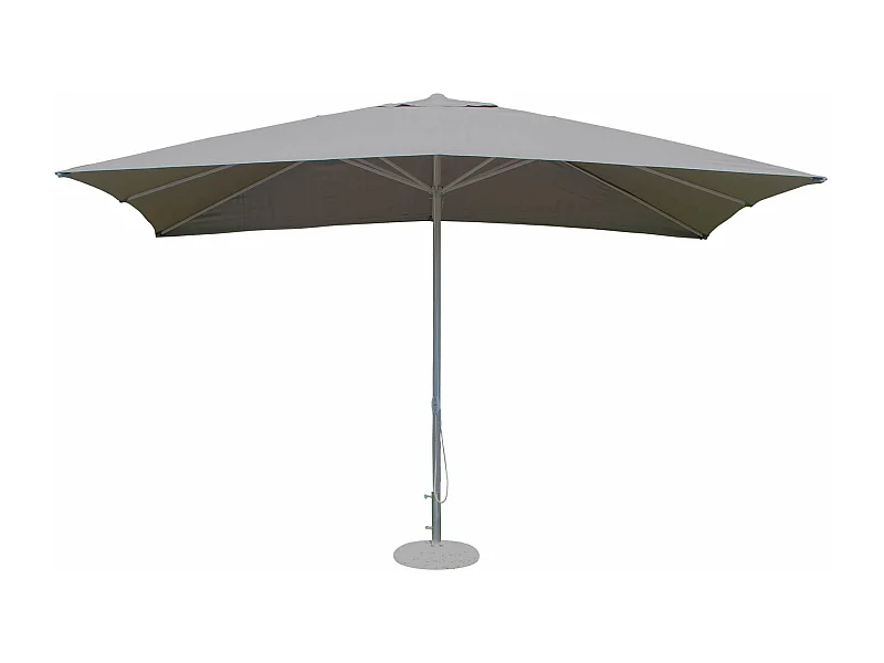 MilaniHome.it - Ombrellone Da Giardino 3x4 Palo Centrale Tortora Telo Grigio Per Esterno Ristorante Gelateria Bar Hotel Albergodi coloreGrigio