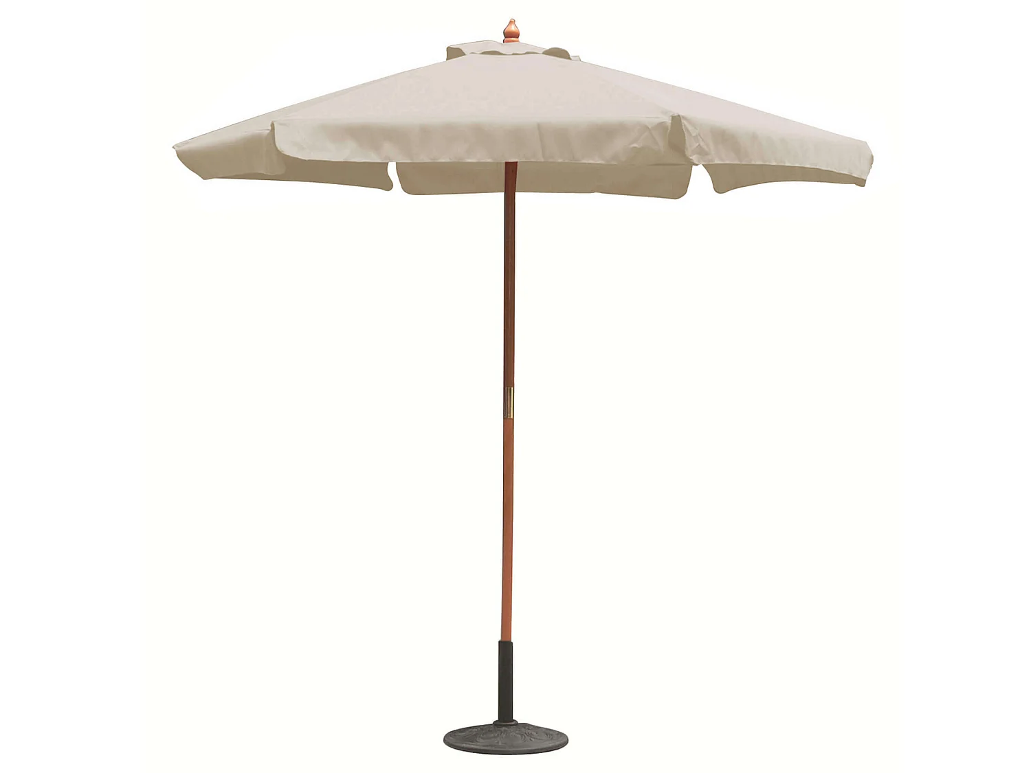 MilaniHome.it - Ombrellone Da Giardino ¸ 3 Palo Centrale In Legnodi coloreEcrù