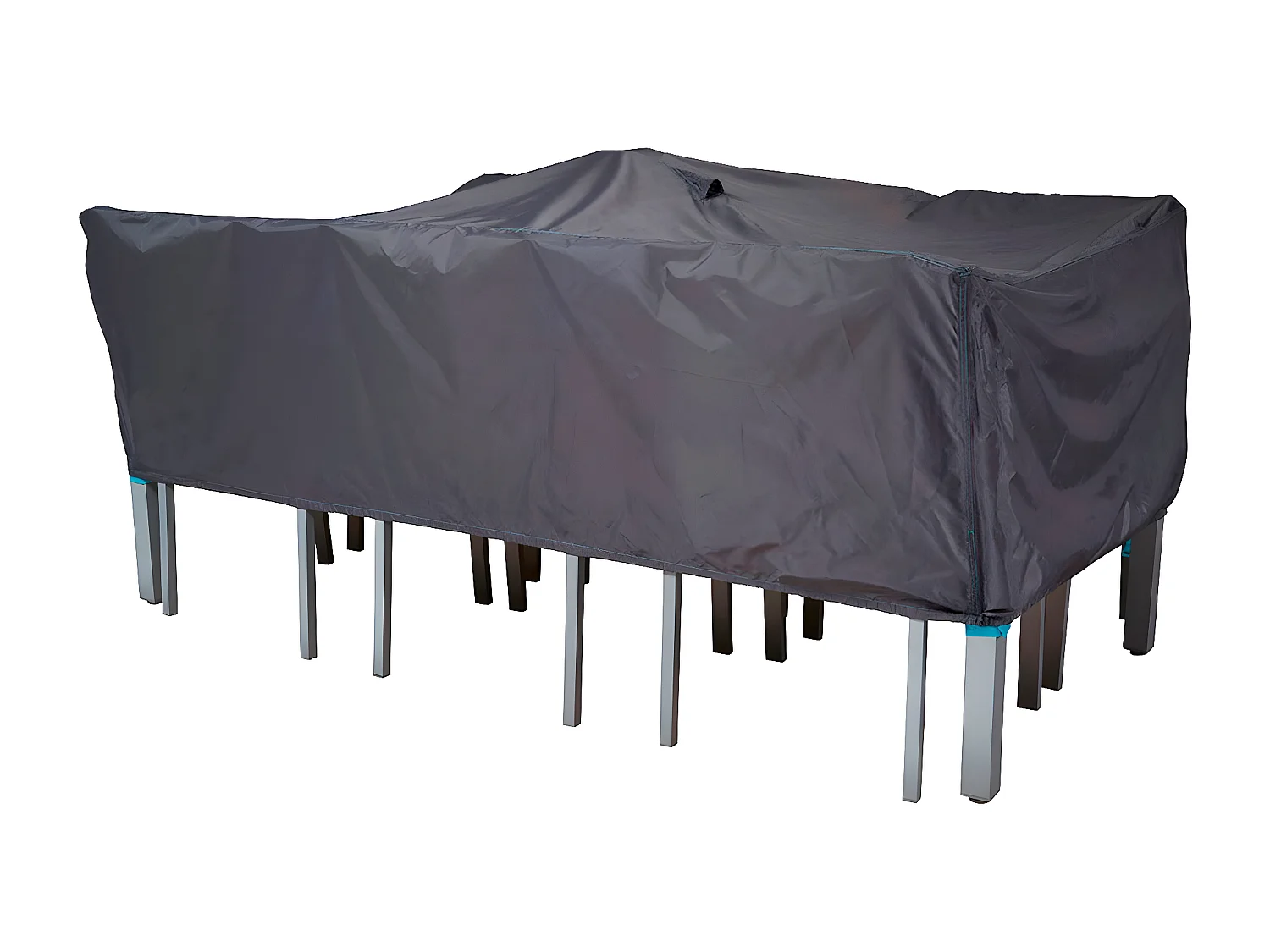 MilaniHome.it - telo di copertura tavolo per esterno giardino cm 240x130x60 hdi coloreAntracite