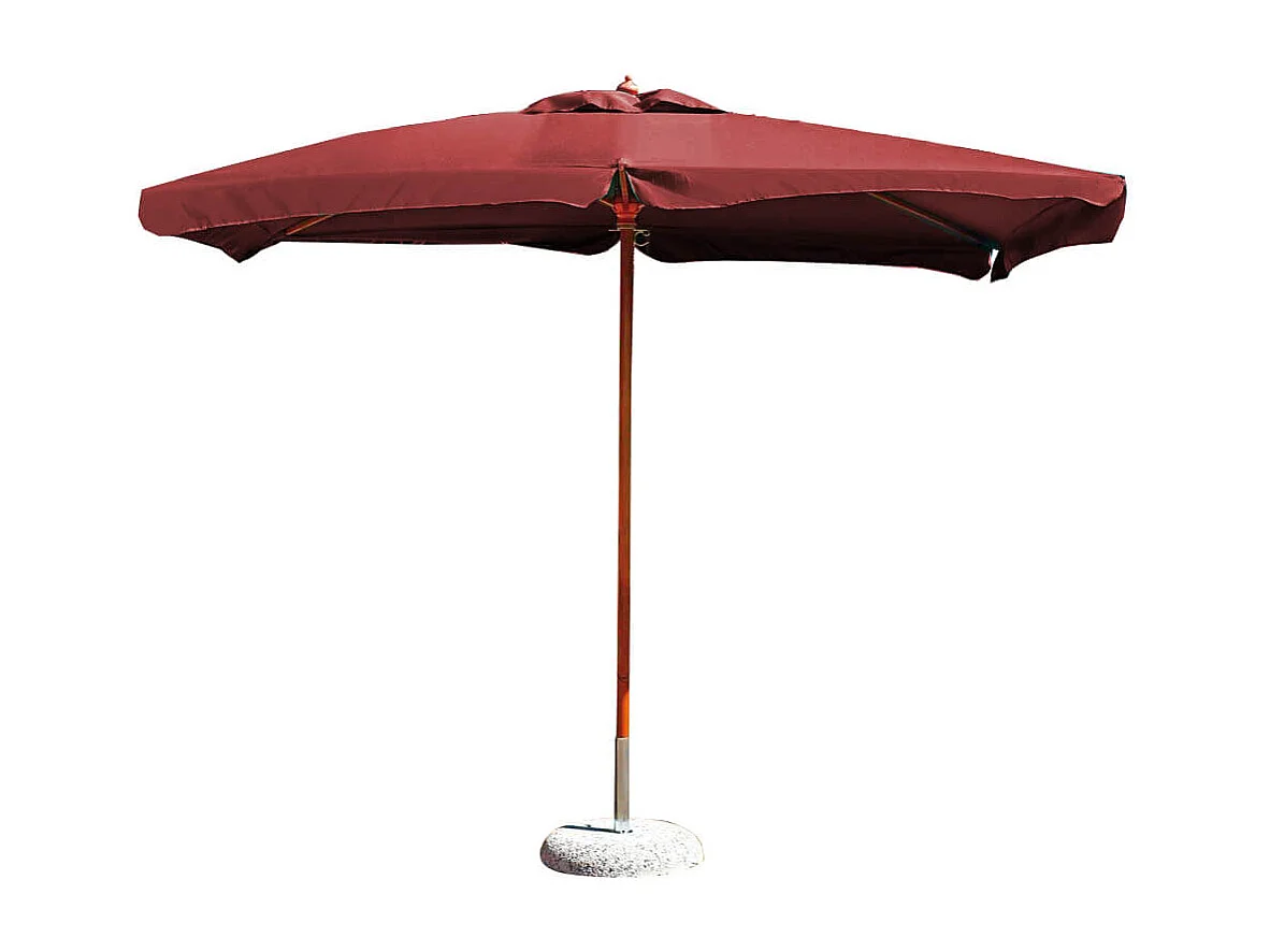 Milani Home Ombrellone Da Giardino Diametro 3m Con Palo Centrale – Telo In Poliestere Ecru, Struttura In Alluminio Nero – Ideale Per Esterno, Ristoranti E Bar (Base Esclusa) - 3