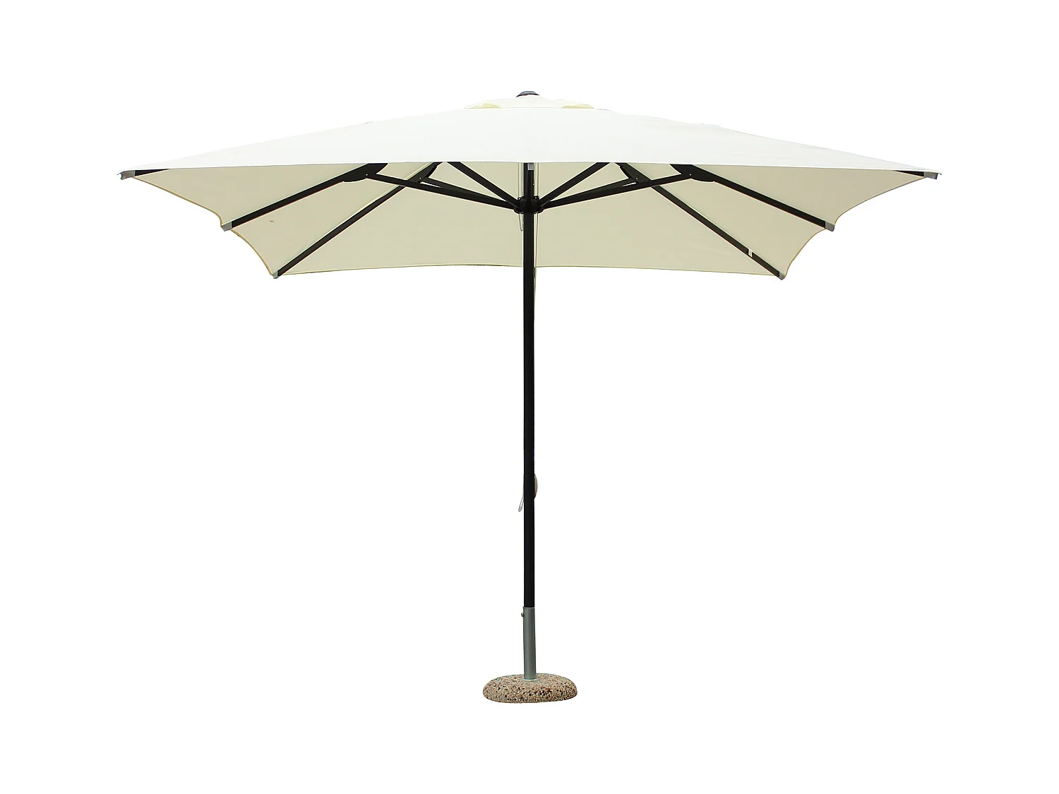 MilaniHome.it - ombrellone in alluminio 3 x 3 m di design per esterno giardino cm 300 l x 300 pdi coloreBeige