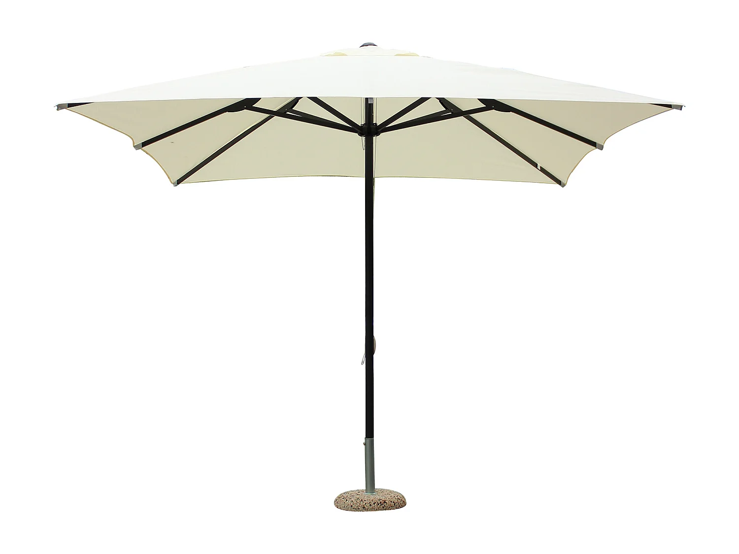 MilaniHome.it - ombrellone in alluminio 3 x 3 m di design per esterno giardino cm 300 l x 300 pdi coloreBeige