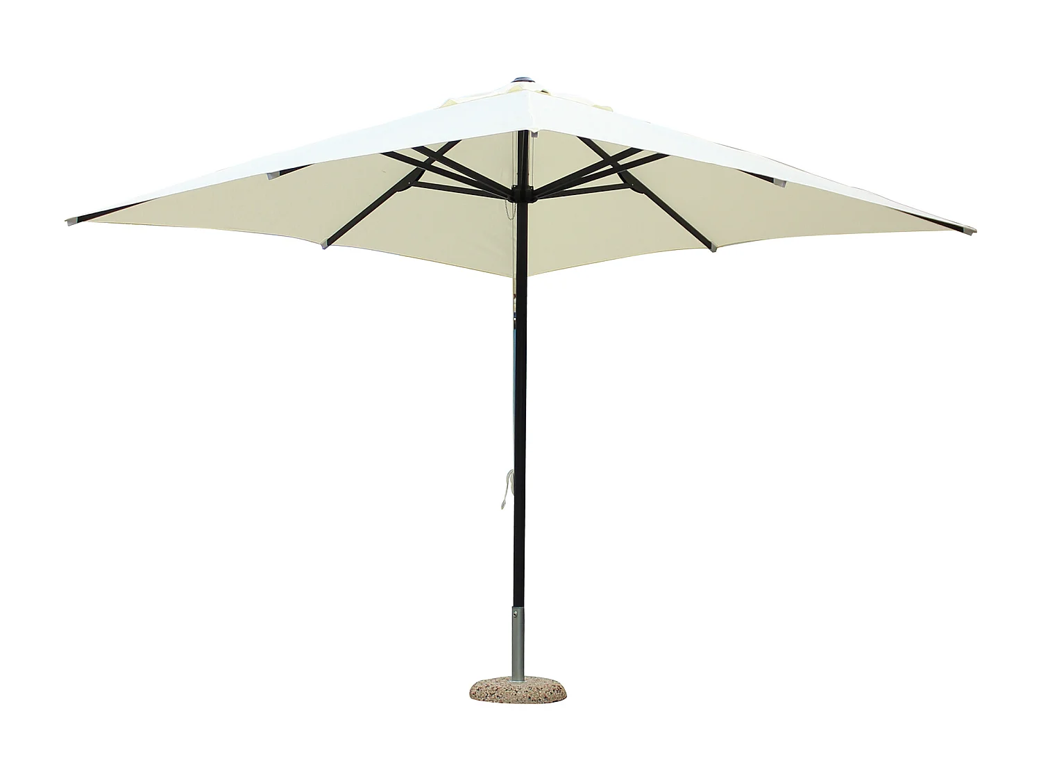 MilaniHome.it - ombrellone in alluminio 3 x 3 m di design per esterno giardino cm 300 l x 300 pdi coloreBeige