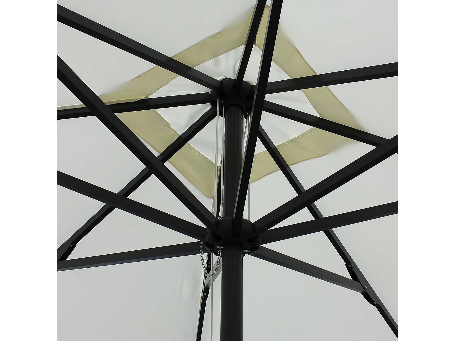 MilaniHome.it - ombrellone in alluminio 3 x 3 m di design per esterno giardino cm 300 l x 300 pdi coloreBeige