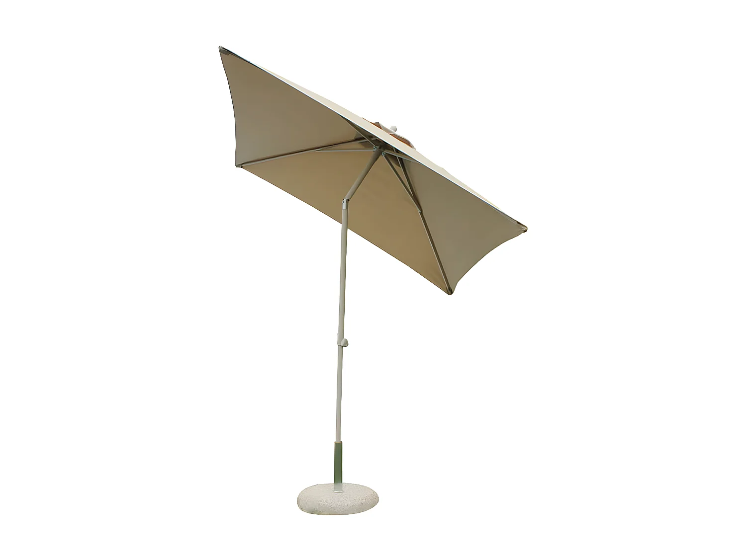 MilaniHome.it - Ombrellone Da Giardino 2x2 Palo Centrale Tortora Per Esterno Ristorante Gelateria Bar Hotel Albergodi coloreTortora