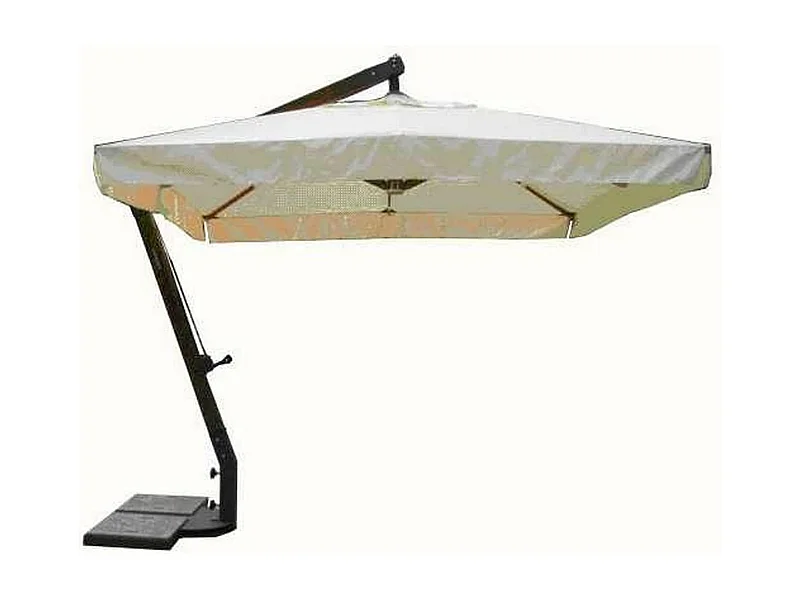 MilaniHome.it - Ombrellone Da Giardino 3x4 Palo Laterale Nero Per Esterno Ristorante Gelateria Bar Hotel Albergodi coloreAntracite