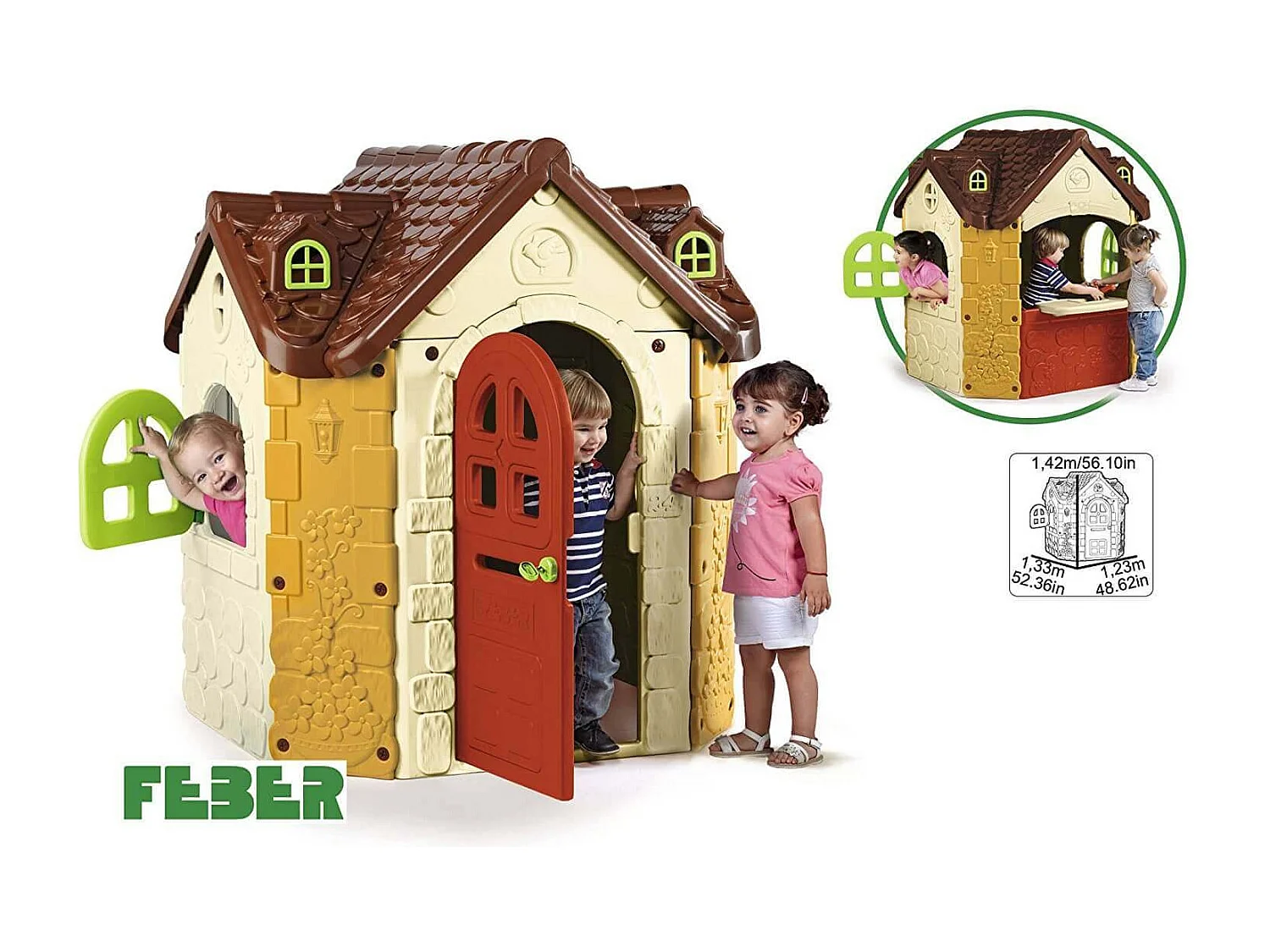 MilaniHome.it - Casetta Gioco Da Giardino Fancy Adatta A Tutti I Bambini Da Esternodi coloreMulticolor