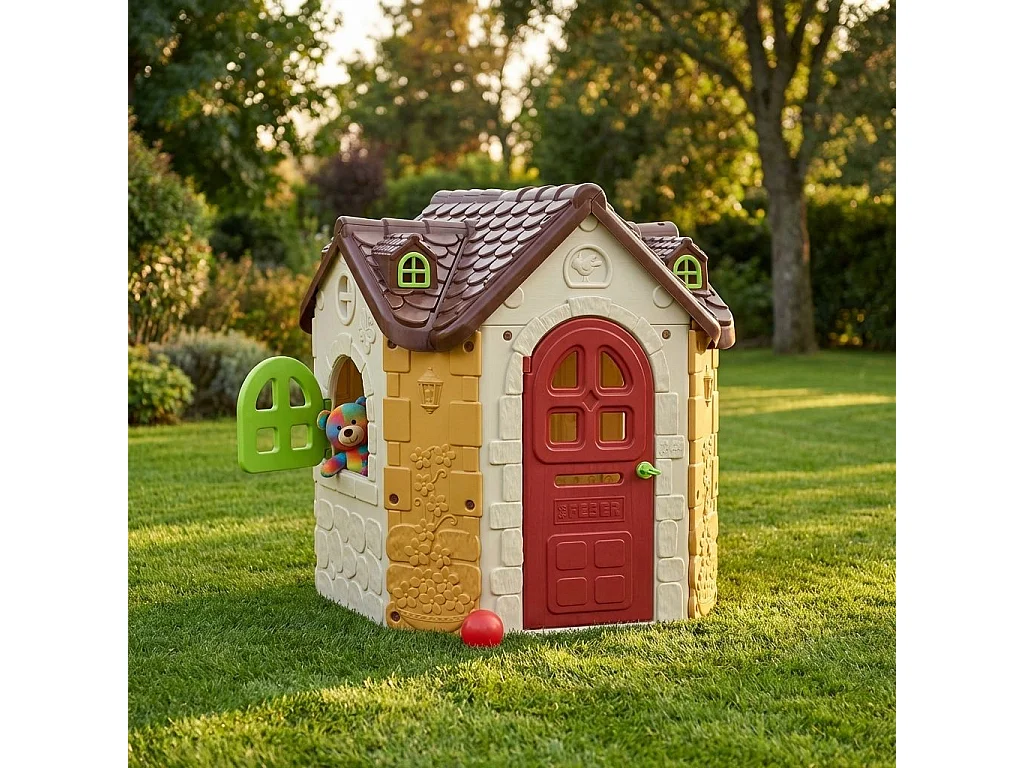 Milani Home - Casetta Gioco Da Giardino Fancy Adatta A Tutti I Bambini Da Esterno - Multicolor