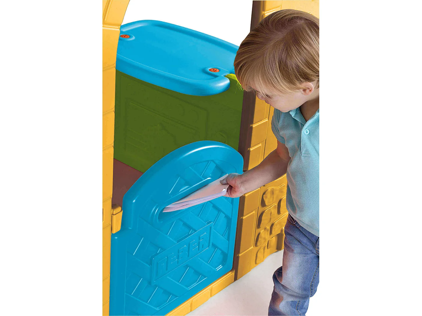 MilaniHome.it - GRANDE VILLA - casetta giocattolo per bambini da giardino per estero in plastica cm 199,9 x 154 x 180 hdi coloreMulticolor