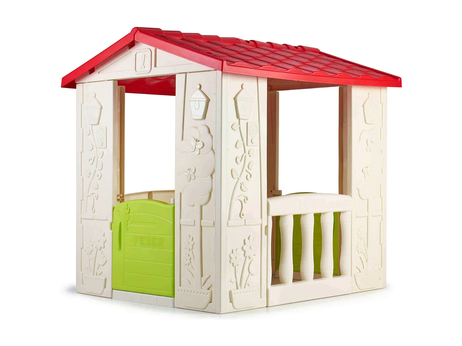 MilaniHome.it - HAPPY - casetta giocattolo per bambini da giardino per estero in plastica cm 80 x 94 x 100 hdi coloreMulticolor