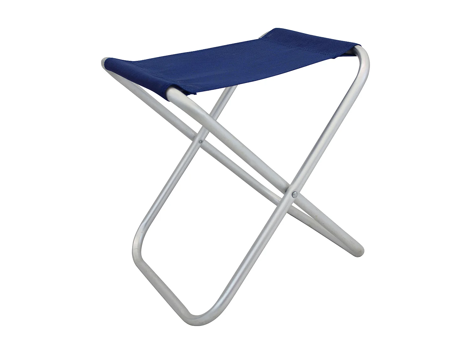 MilaniHome.it - Sgabello Pieghevole Alluminio Textilene Per Campeggio Spiaggia Mare Piscina Giardino Colore Casualedi coloreBlu
