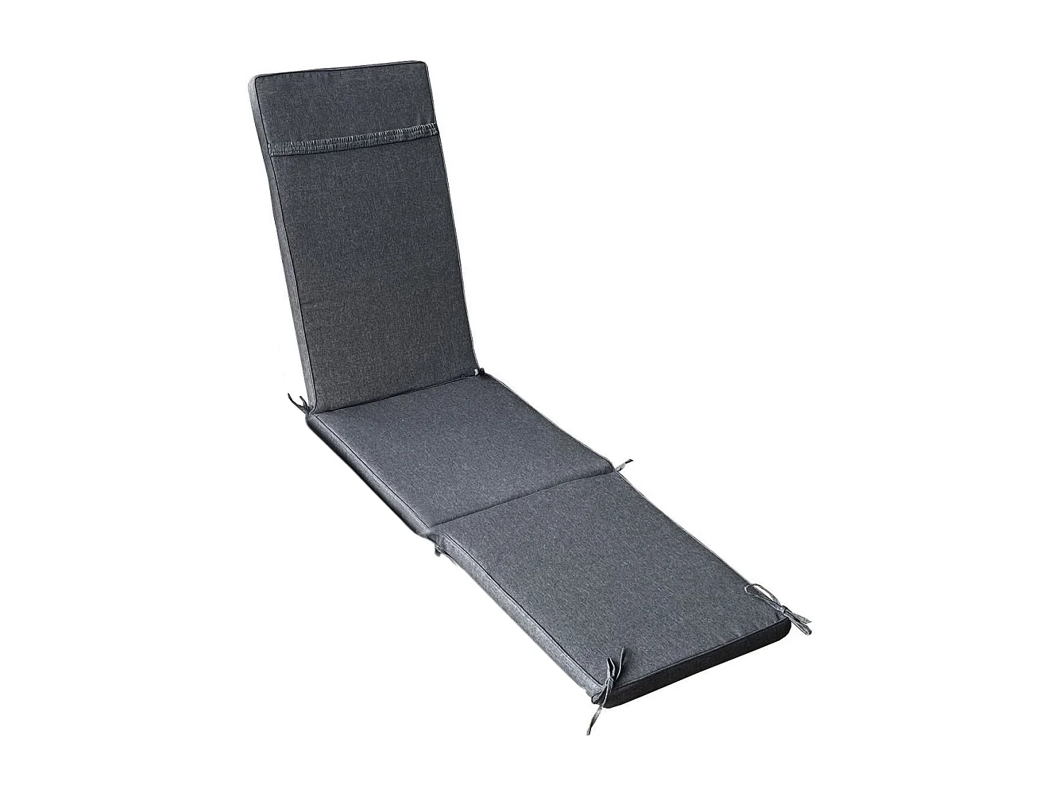 MilaniHome.it - Cuscino in poliestere sfoderabile e idrorepellente di design per esterno giardino cm 49 l x 175 p x 4 hdi coloreGrigio scuro