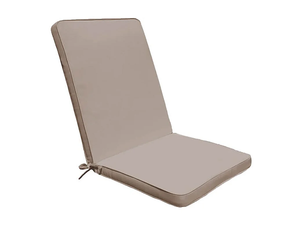 MilaniHome.it - Cuscino in poliestere sfoderabile e idrorepellente di design per esterno giardino cm 40 l x 90 p x 4 hdi coloreTortora