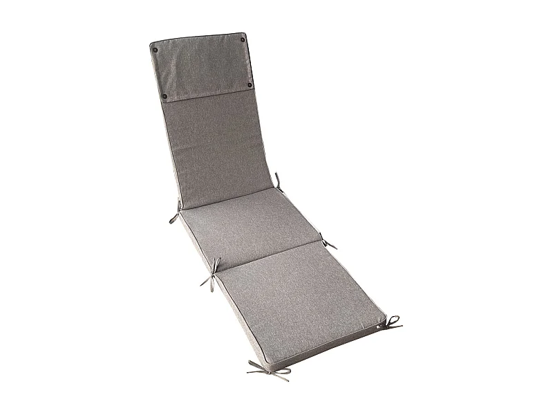 MilaniHome.it - Cuscino in poliestere sfoderabile e idrorepellente di design per esterno giardino cm 49 l x 175 p x 4 hdi coloreTortora