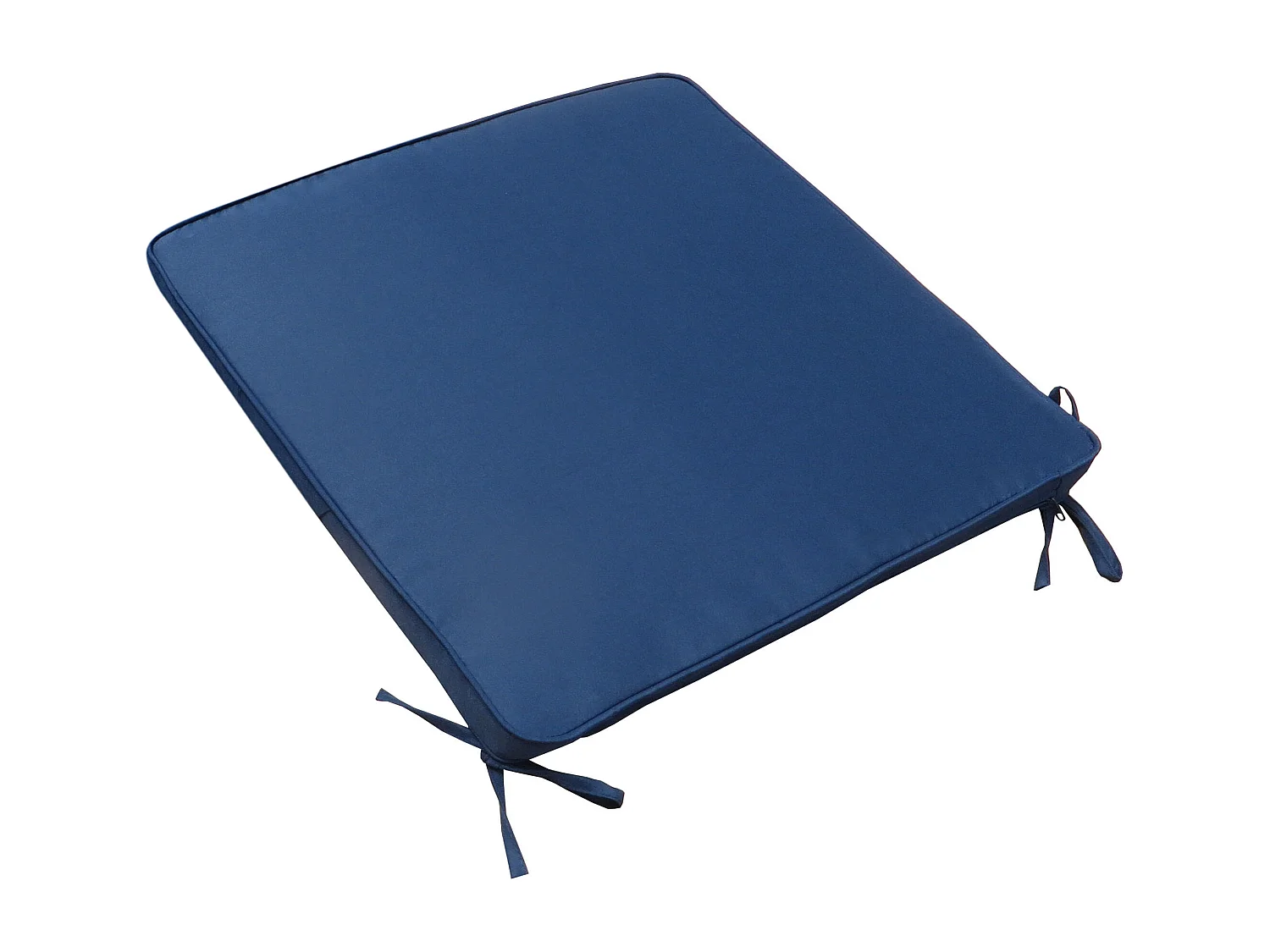 MilaniHome.it - Cuscino in poliestere sfoderabile e idrorepellente di design per esterno giardino cm 45 l x 50 p x 4 hdi coloreBlu