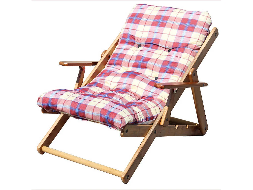 MilaniHome.it - Cuscino Poltrona In Legno Morbido Da Esternodi coloreRosso