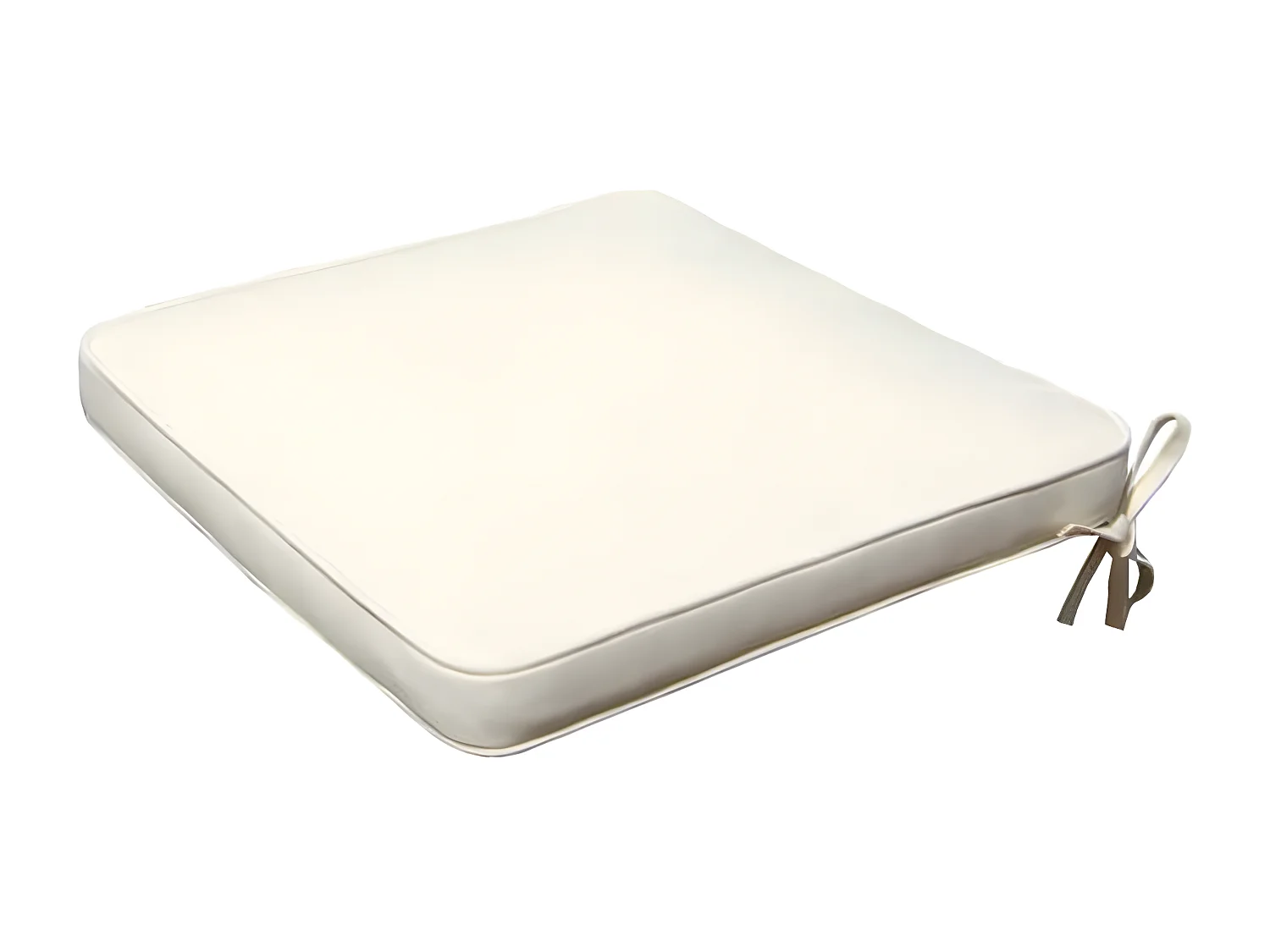 MilaniHome.it - Cuscino in poliestere sfoderabile e idrorepellente di design per esterno giardino cm 39 l x 39 p x 4 hdi coloreEcrù