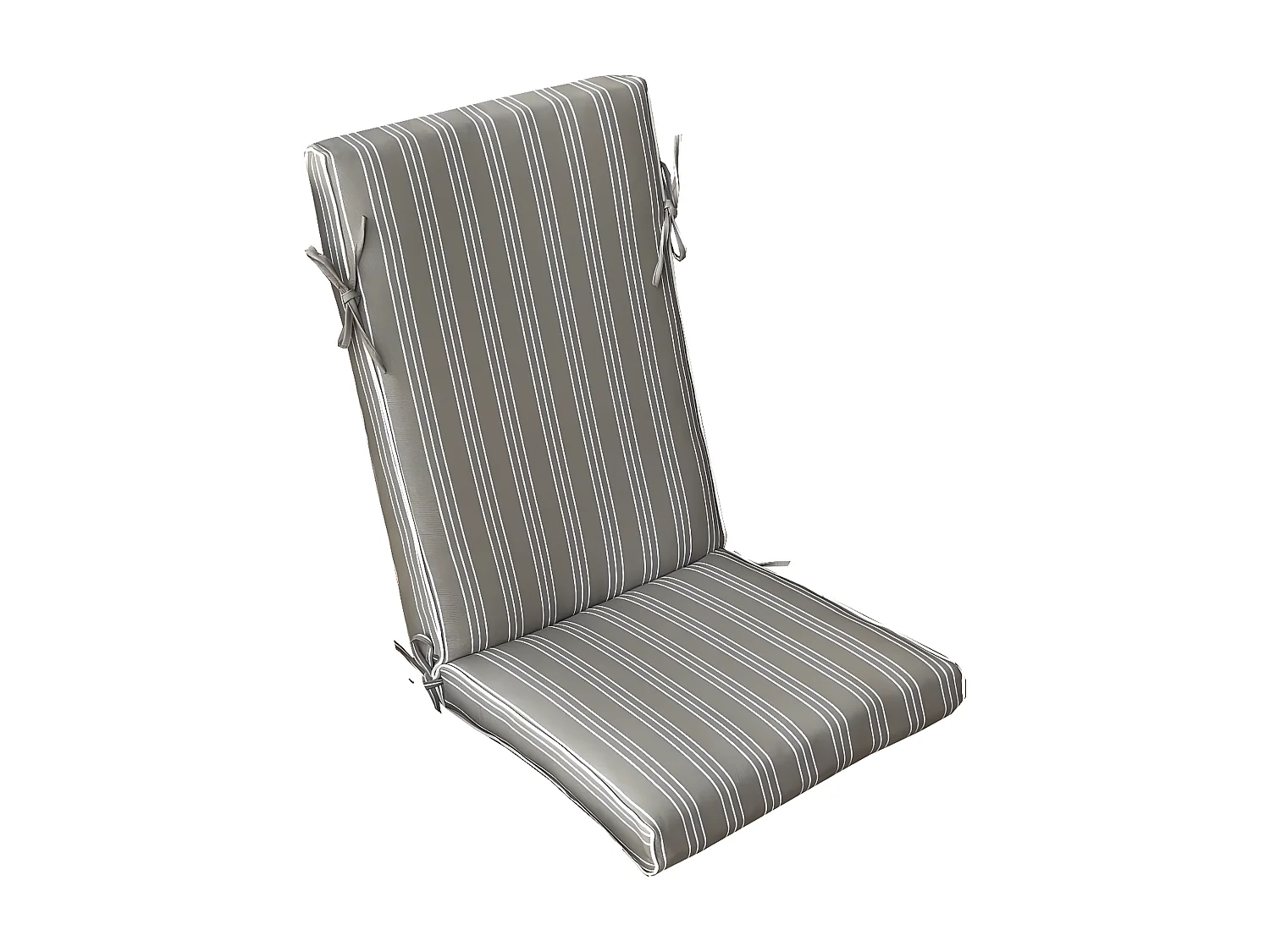 MilaniHome.it - Cuscino in poliestere sfoderabile e idrorepellente di design per esterno giardino cm 40 l x 90 p x 8 hdi coloreTortora