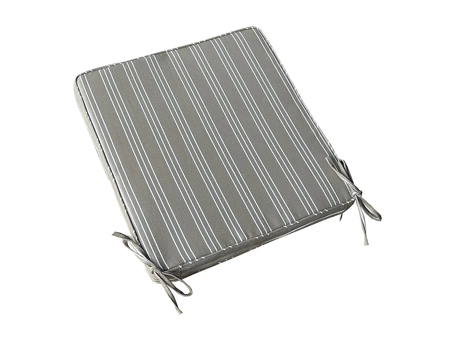 MilaniHome.it - Cuscino in poliestere sfoderabile e idrorepellente di design per esterno giardino cm 39 l x 39 p x 4 hdi coloreTortora